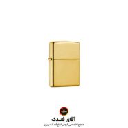 فندک طرح زیپو ساده طلائی