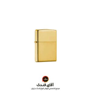فندک طرح زیپو ساده طلائی